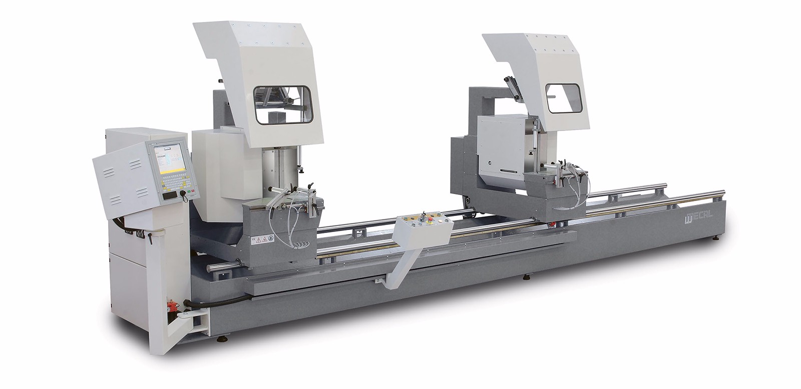 Full-automatic numerical controlled 5-axis double-head cutting machine